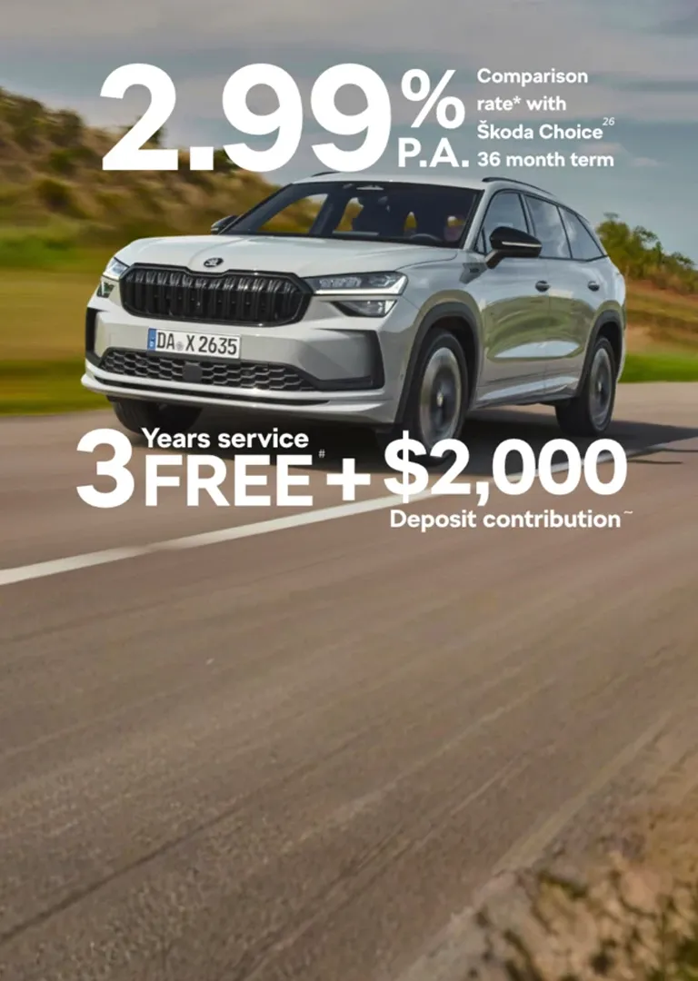 Across selected Kodiaq, Karoq and Octavia models